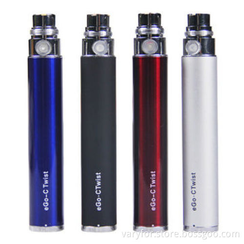 Ego C-twist, 1,100mAh Variable-voltage Rechargeable Replacement Battery Pin